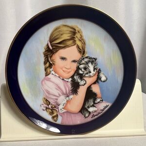 Limtd. Edition Decorative Plate "Hedi And Her Friend" Louise Forbes No. 1286 77’